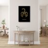 TABLOU CANVAS ZODIA SCORPION