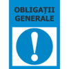 STICKER AUTOCOLANT INDICATOR – OBLIGAȚII GENERALE