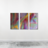 TABLOU MULTICANVAS FEELINGS-set 3 tablouri decorative,dimensiune totală 90X50 cm