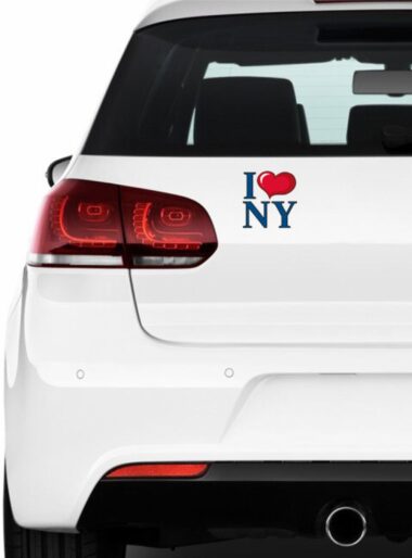 AUTOCOLANT – STICKER AUTO – I LOVE NY