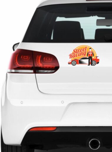 AUTOCOLANT – STICKER AUTO – STREET RACING 1