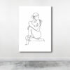 TABLOU CANVAS WOMAN BODY SHAPE