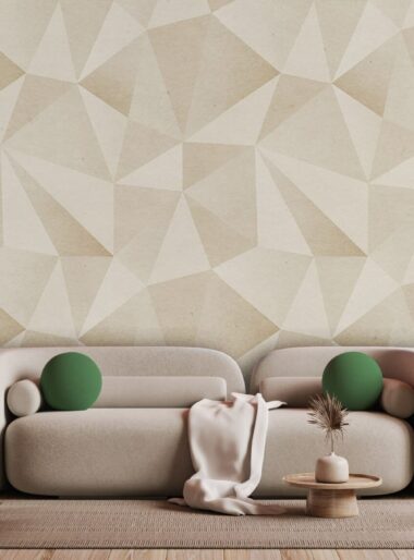 Tapet Geometric cu Model Abstract – Stil Modern și Minimalist
