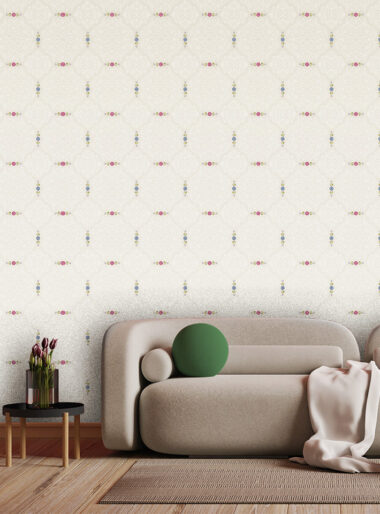 Tapet Arabesque Floral Subtil